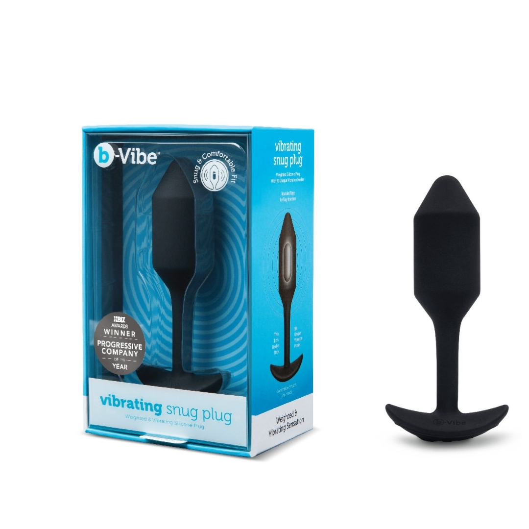 Vibrating Snug Plug 5 - Black