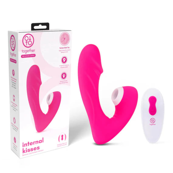 Internal Kiss Remote Control Vibe - Pink