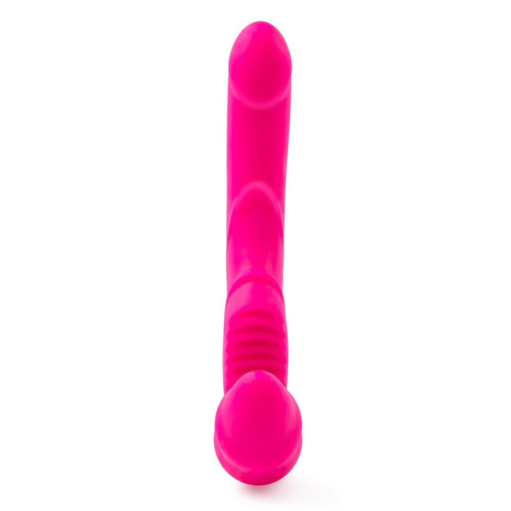 Strapless Remote Control Vibrator - Pink
