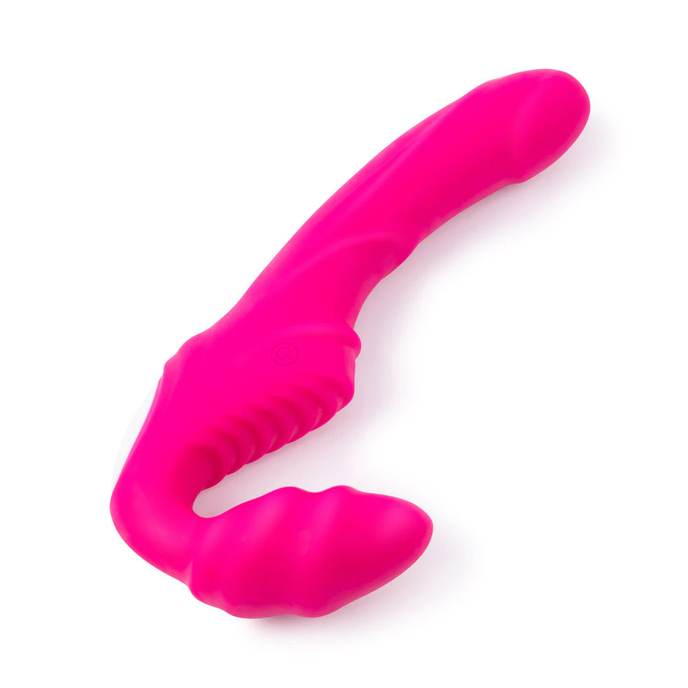 Strapless Remote Control Vibrator - Pink